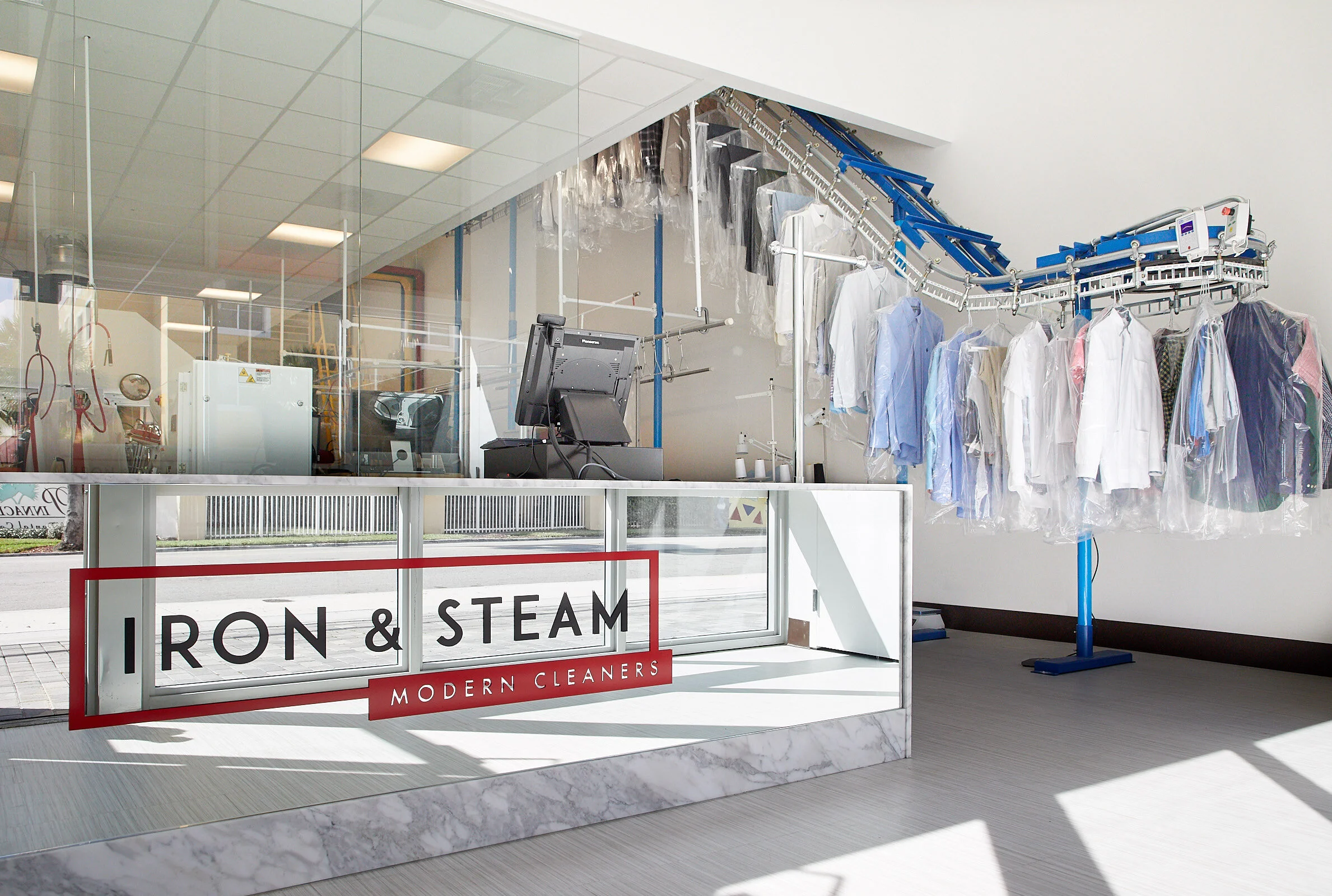 Iron & Steam Dry Cleaners work photo