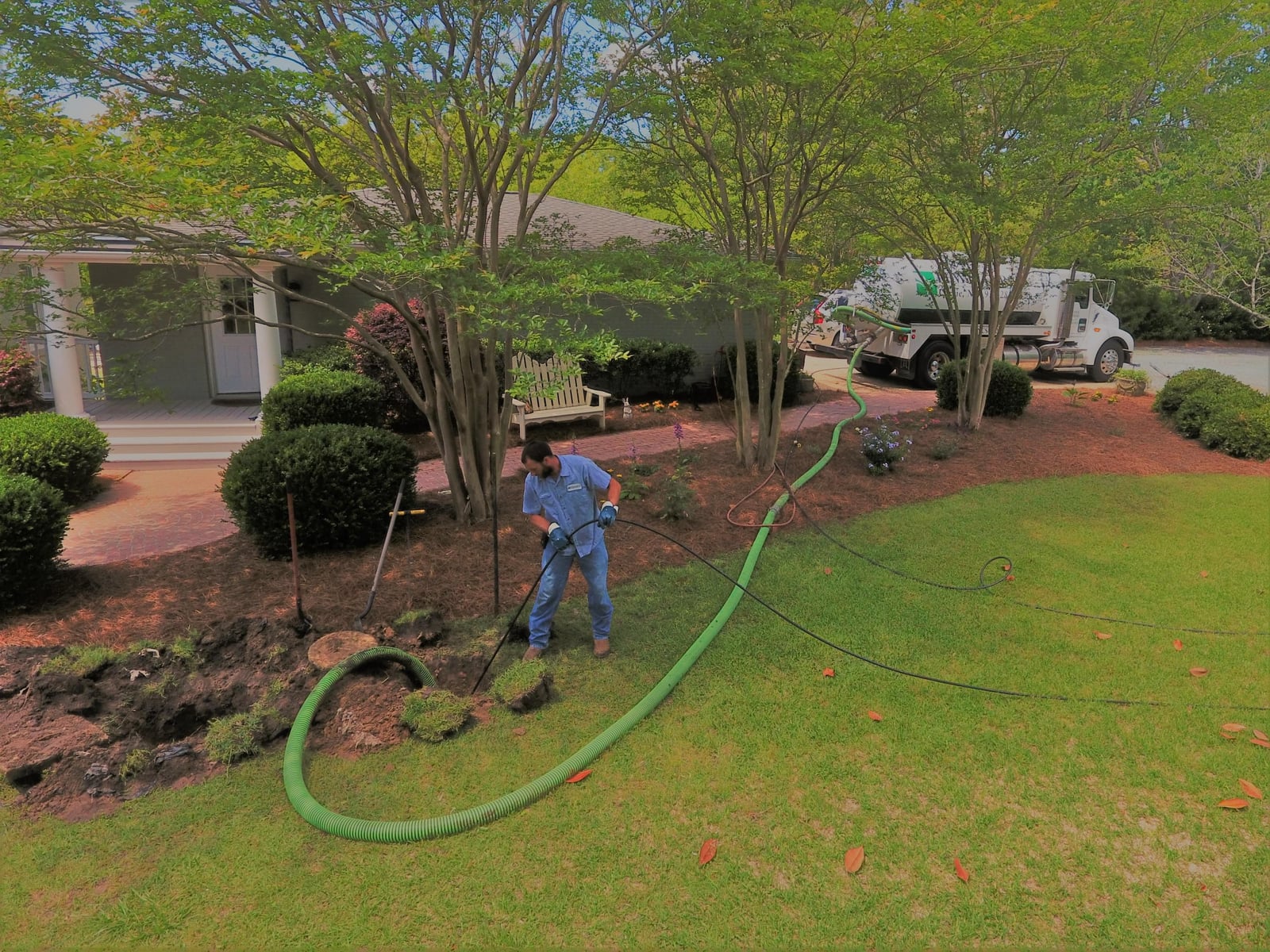 Lewis Farms and Liquid Waste, Inc. work photo