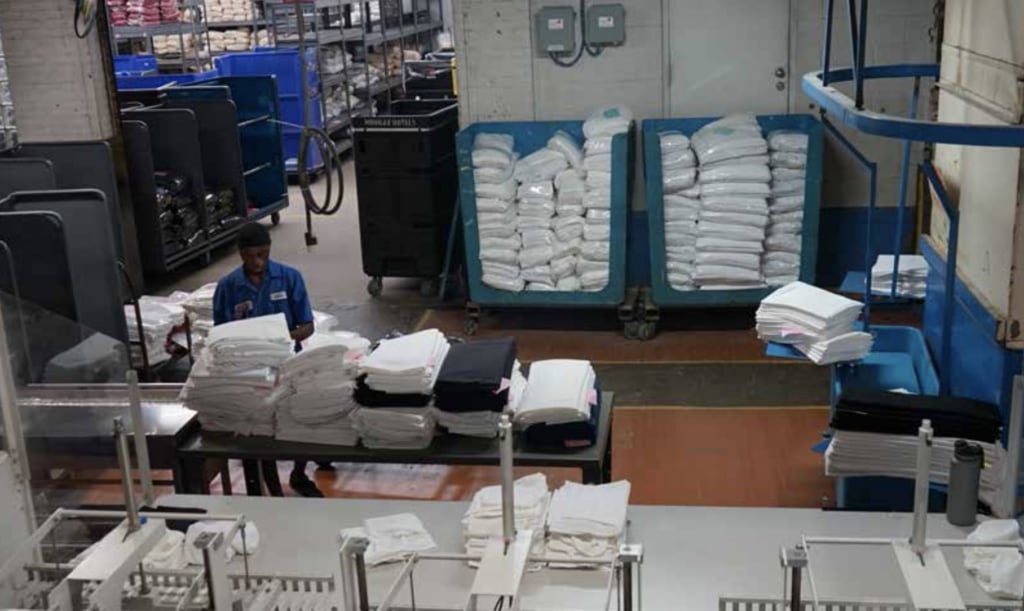 Morgan Linen Services work photo