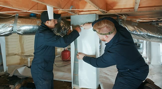 Crawl Space Brothers work photo