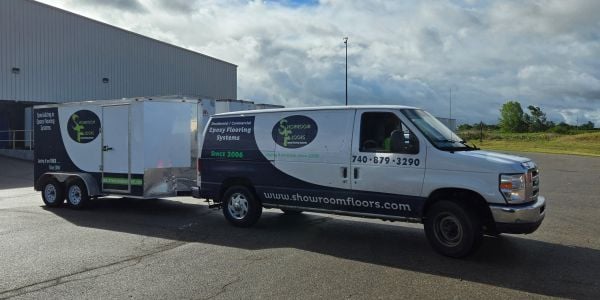Showroom Floors Ltd, Epoxy Floors, Columbus, Oh work photo