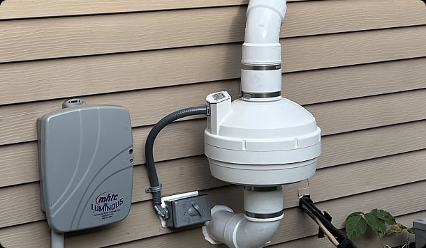 Milwaukee Radon Mitigation work photo