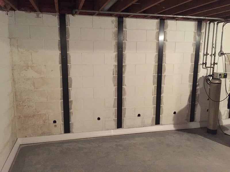 Dry Otter Basement Waterproofing work photo