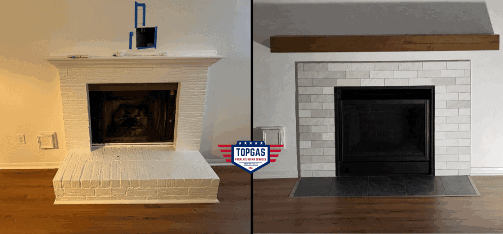 Top-Gas Fireplace Services work photo