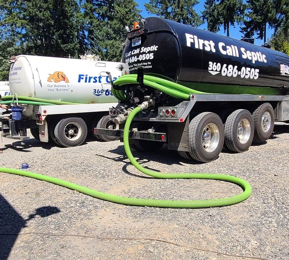 First Call Septic Services work photo
