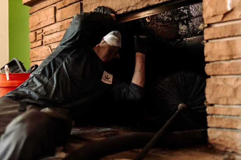 CrownUp Pros Chimney Sweep Denver work photo