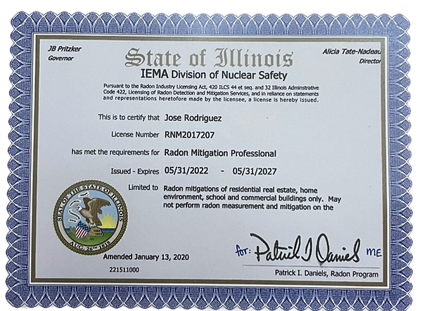 Radon Professional Services, LLC work photo