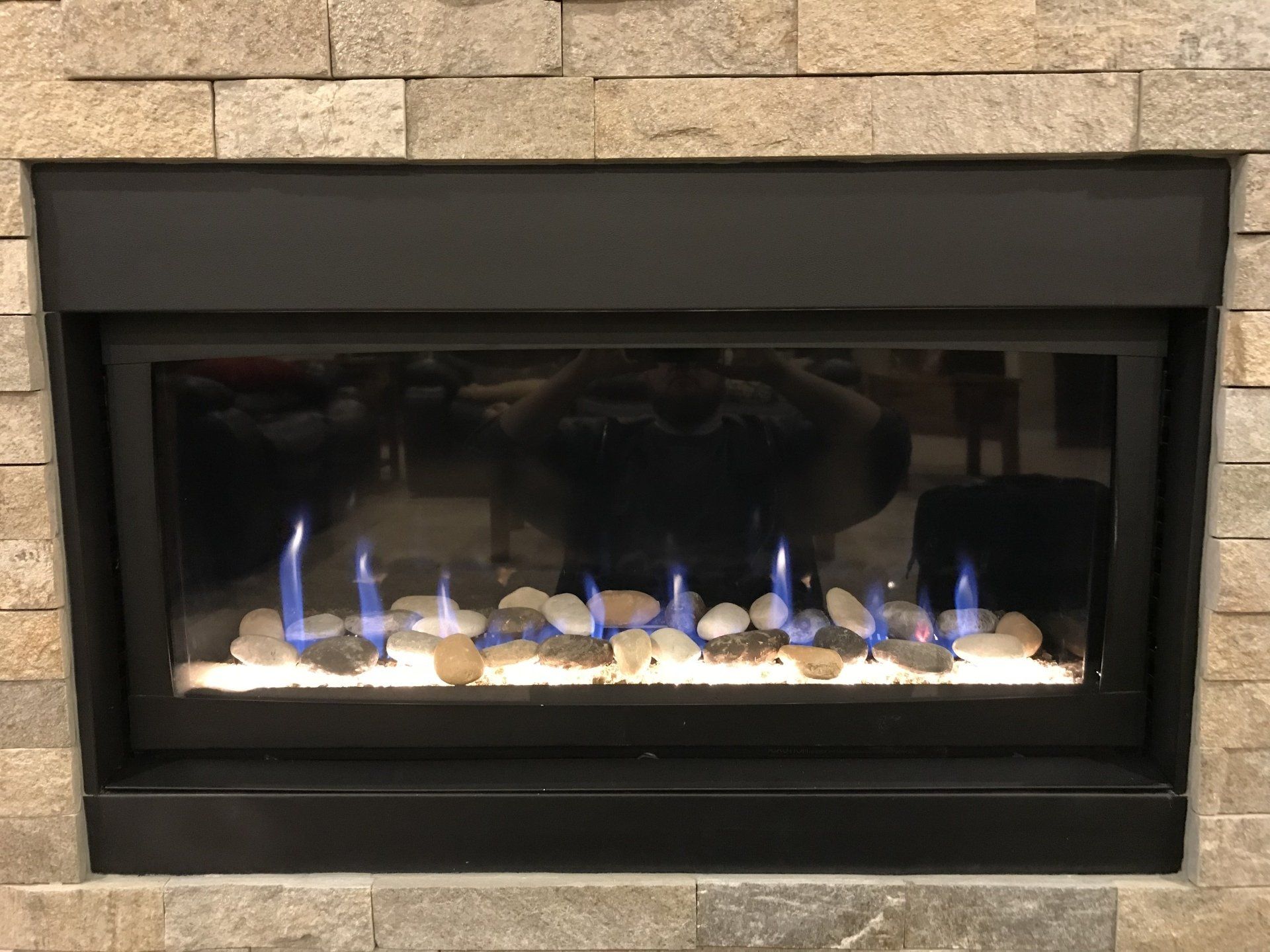 a Safe Home GAS FIREPLACE SERVICE, INC. work photo