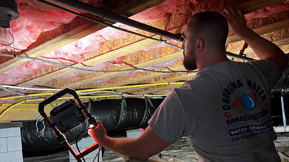 Carolina Water Damage Restoration work photo