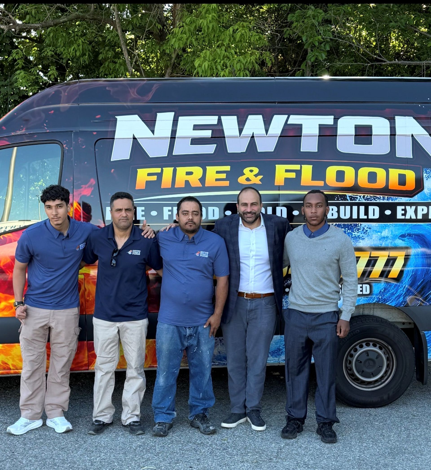 Fire And Water Damage Restoration in Boston MA work photo