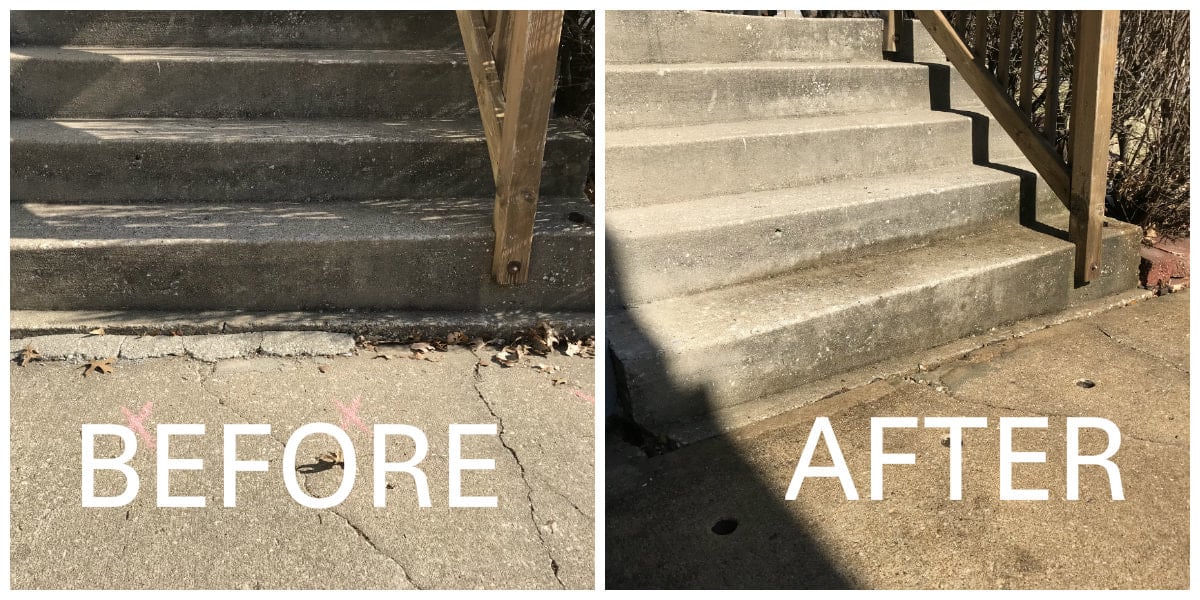 Olathe Mudjacking work photo