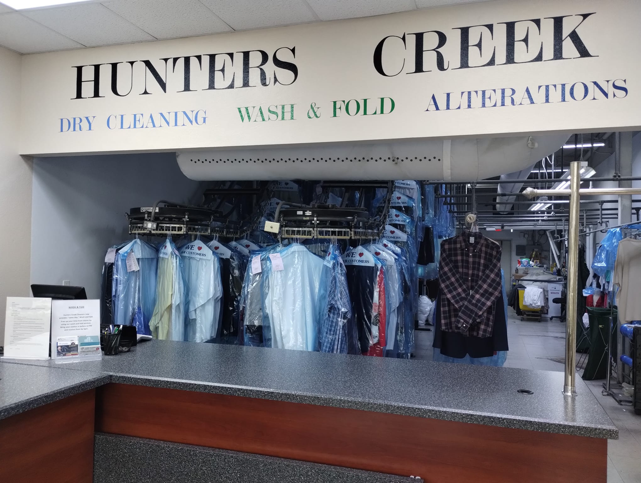 Hunters Creek Dry Cleaners, Wash and Fold and Alterations work photo
