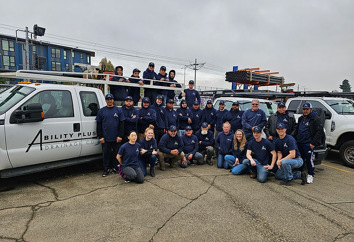 Ability Plus Drainage Company work photo