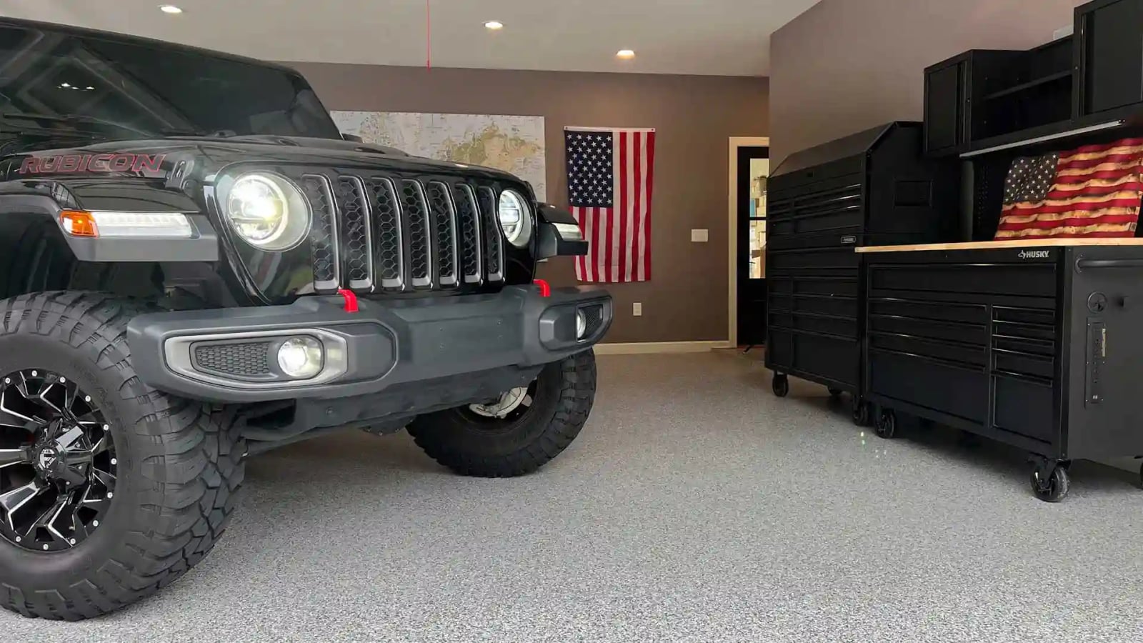 Guardian Garage Floors work photo