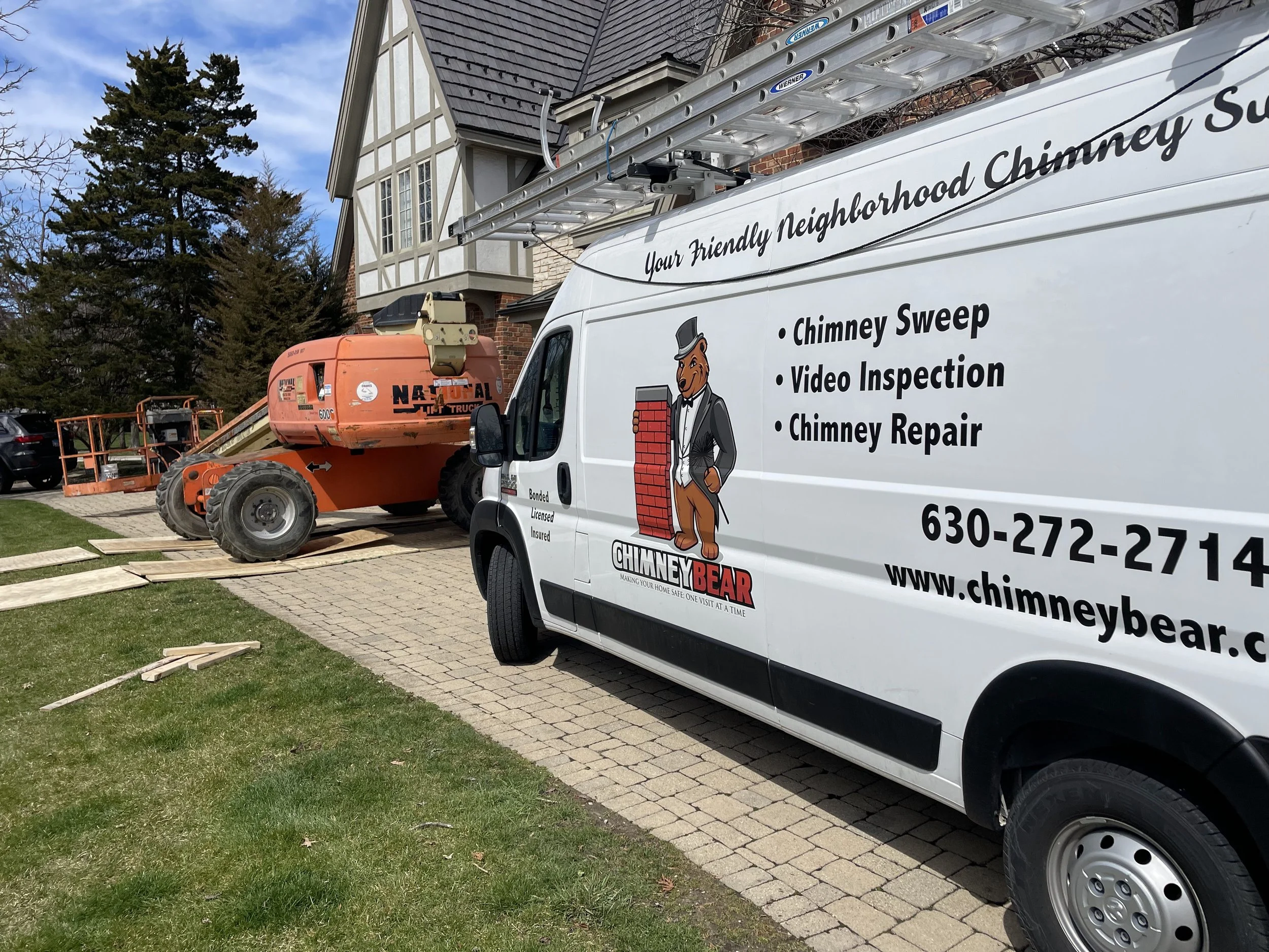 Chimney Bear work photo