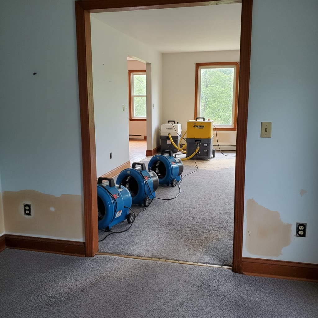 Water Damage Restoration in Pittsburgh PA work photo
