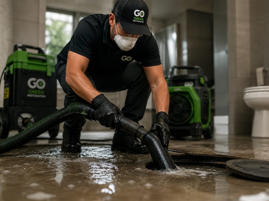 Go Green Restoration Los Angeles work photo
