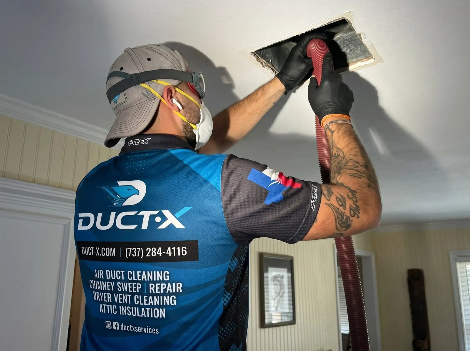 Duct X - Air Duct Cleaning & Chimney Sweep work photo