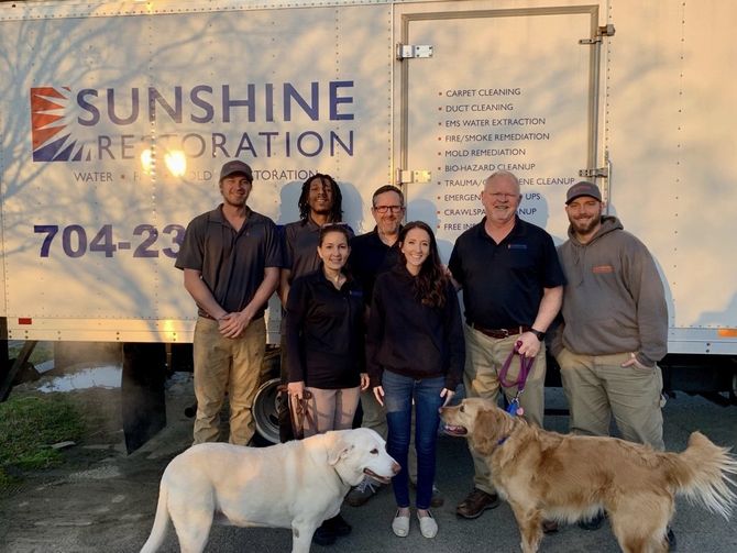 Sunshine Restoration Group work photo