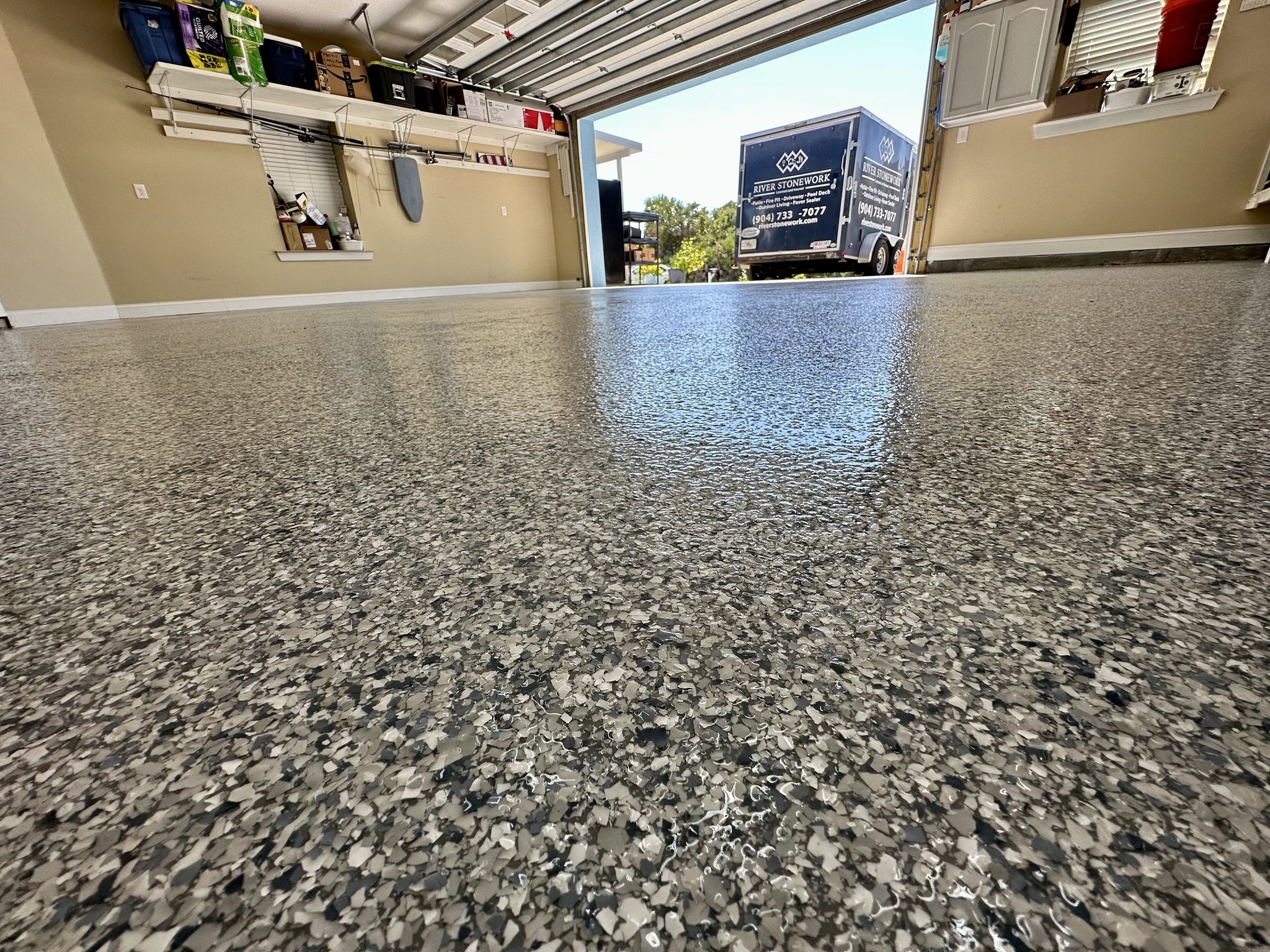 River Concrete Coating work photo