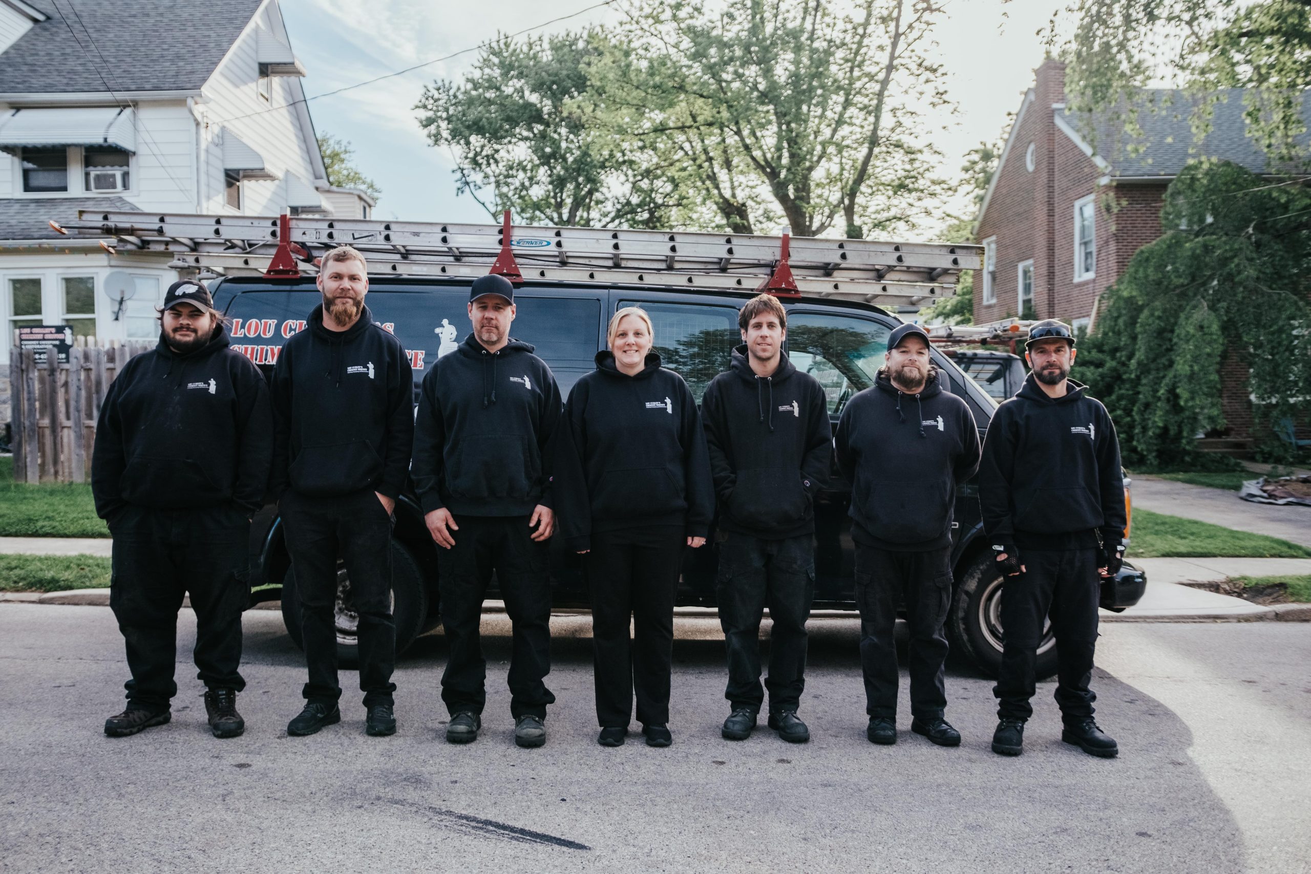Lou Curley's Chimney Service work photo