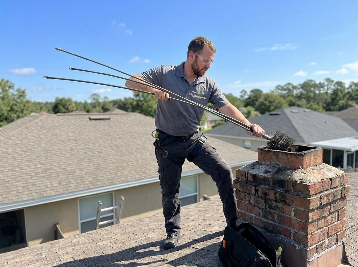 Rustic Spark Chimney Pros work photo