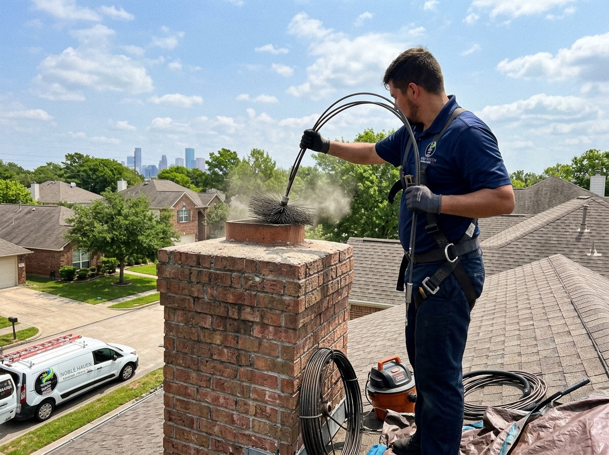 Noble Haven Chimney Sweep Co. work photo