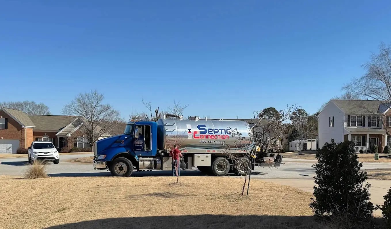 Septic Connection work photo