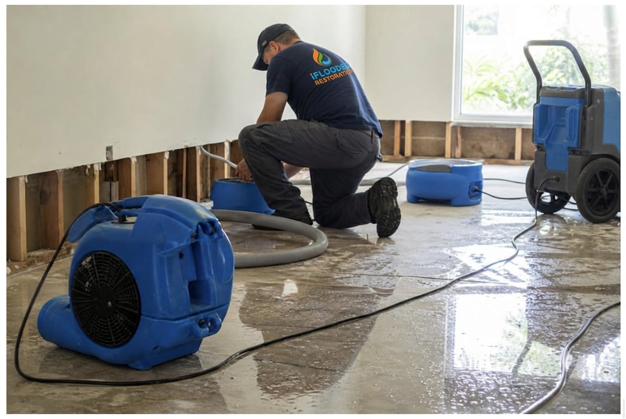 iFlooded Restoration work photo
