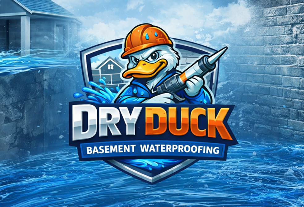Dry Duck Basement Waterproofing work photo