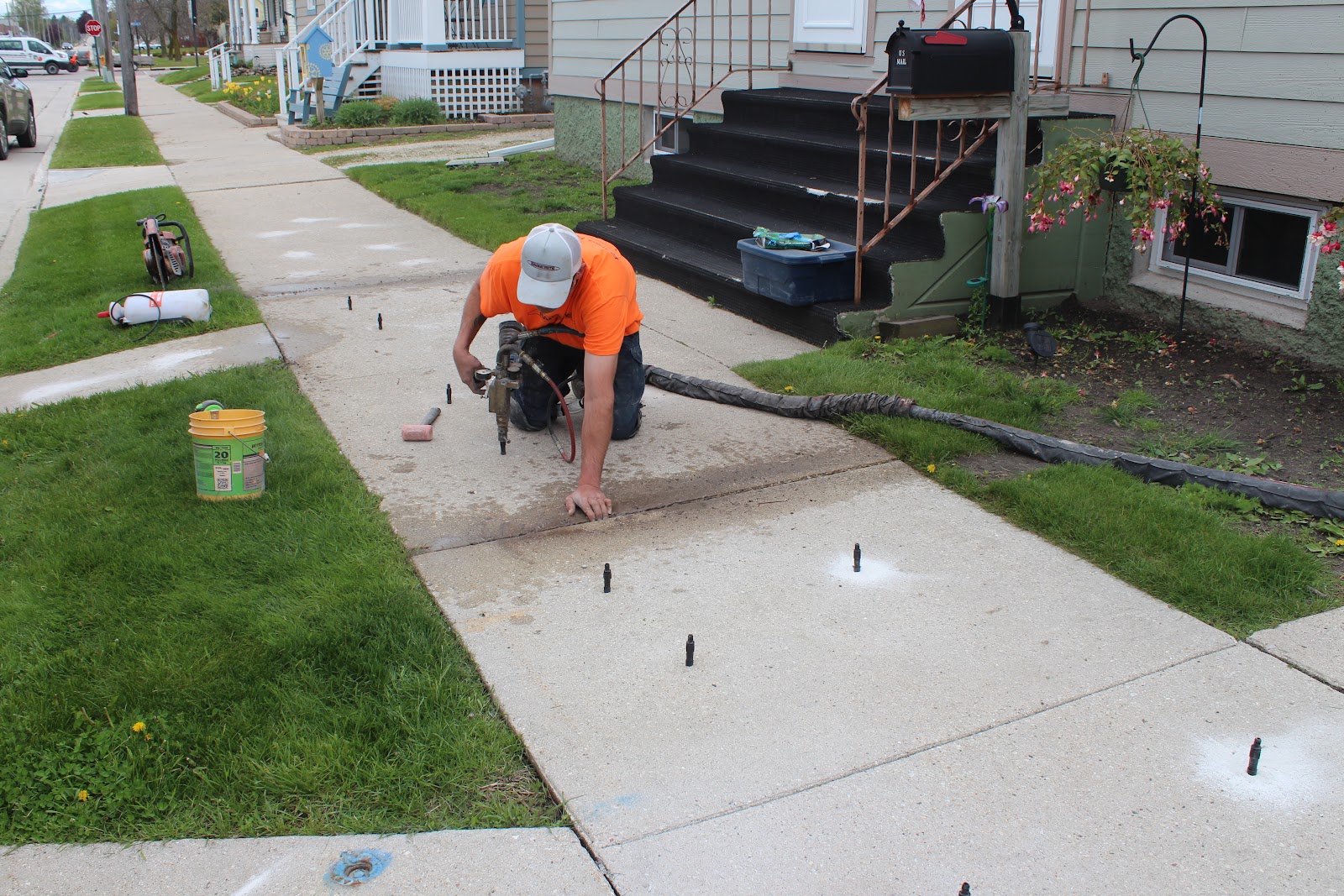 JMJ Concrete Raising work photo