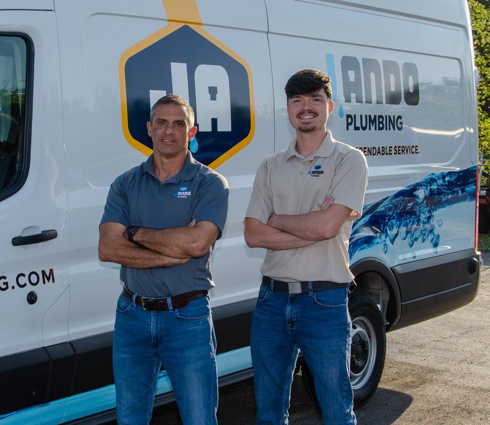 Jim Ando Plumbing work photo