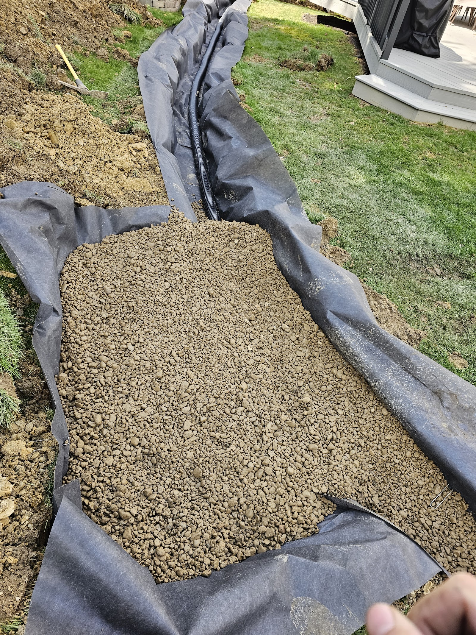 Mr. French Drain work photo