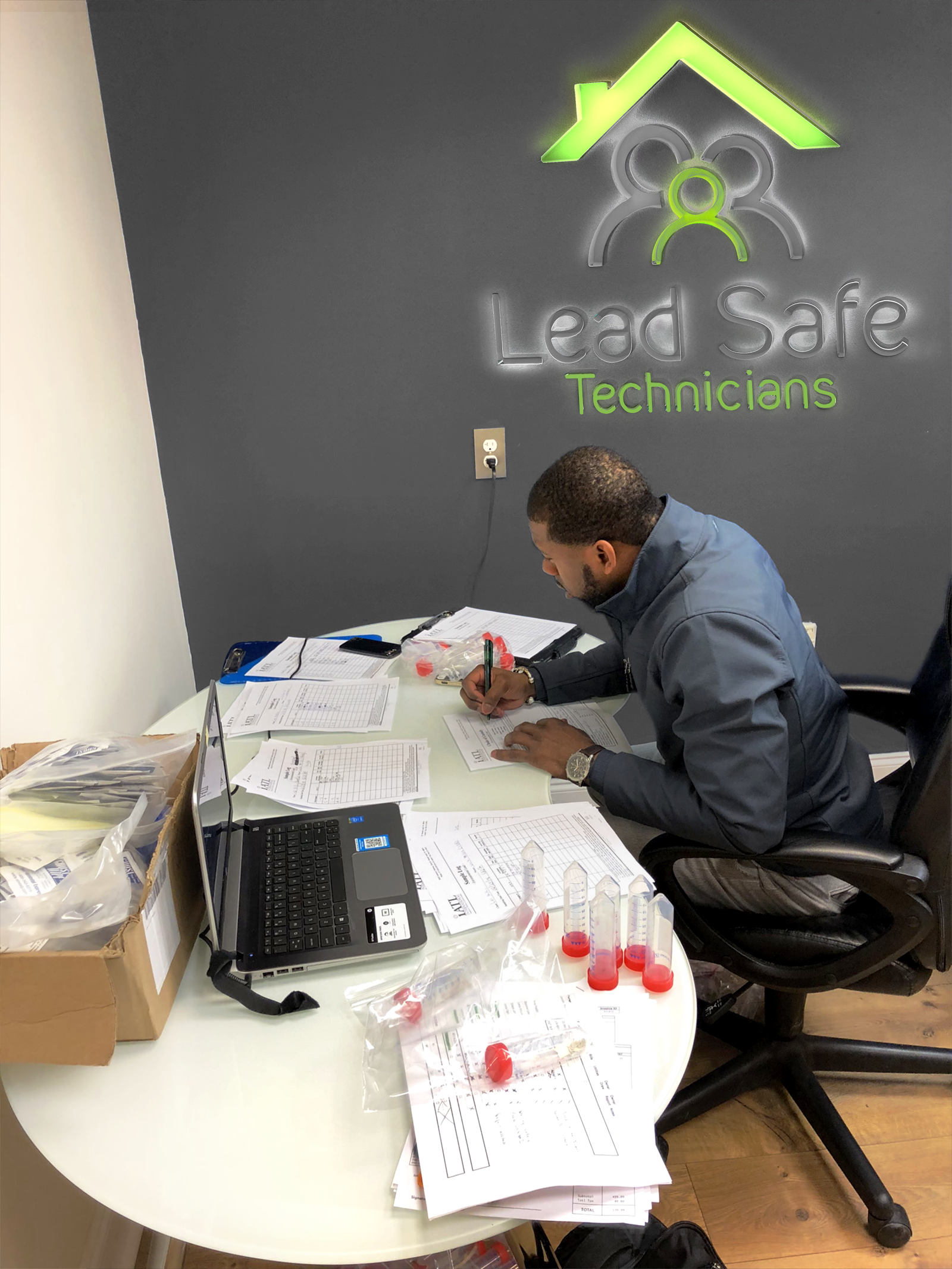 Lead Safe Technicians - Lead Inspections, Lead Removal & Lead Paint Test work photo
