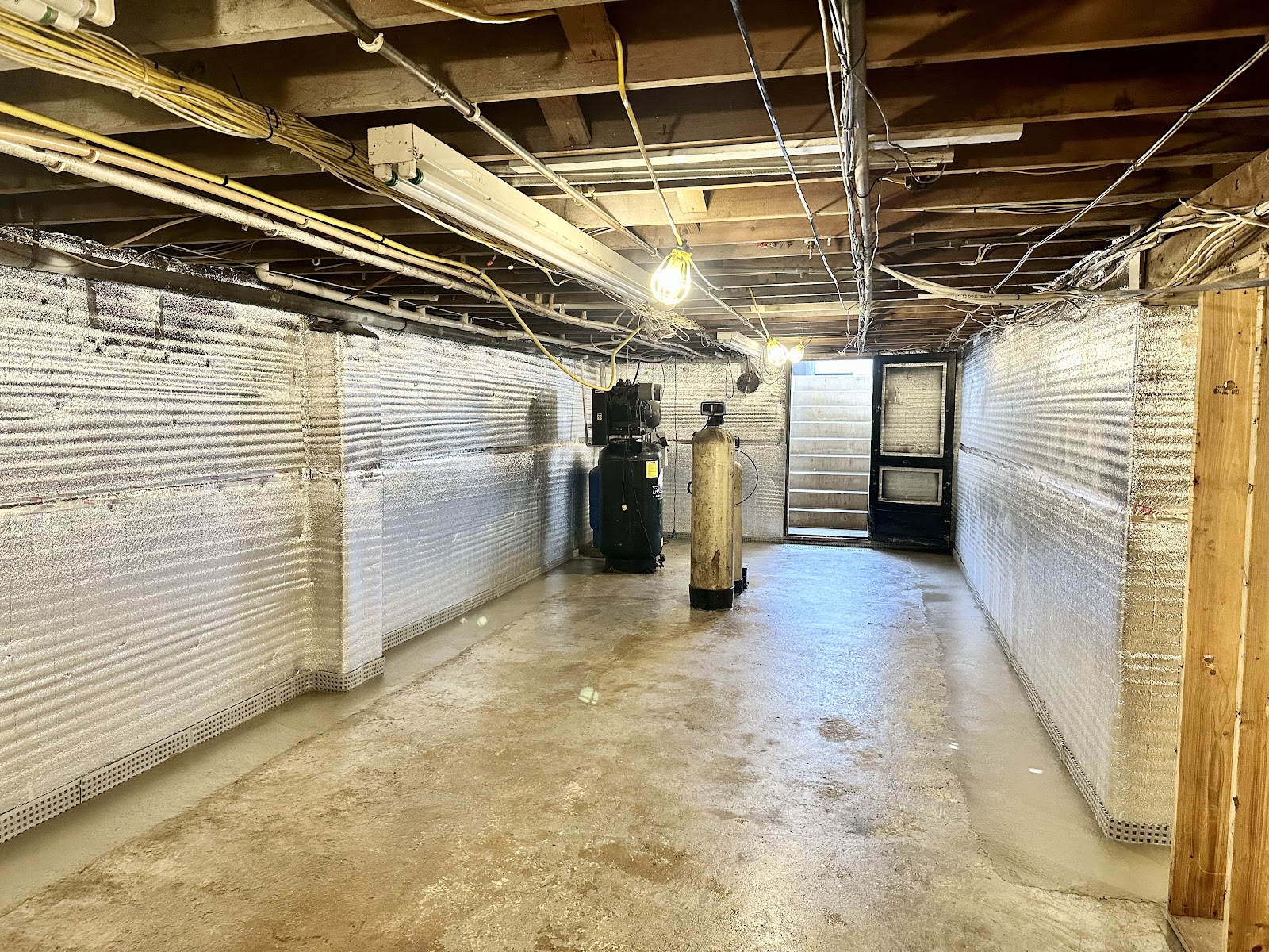 Aqua Dry Basement Waterproofing work photo