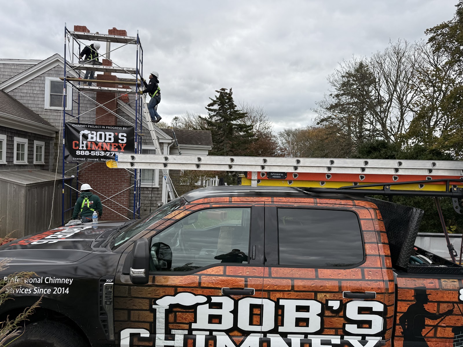 Bob's Chimney Boston work photo