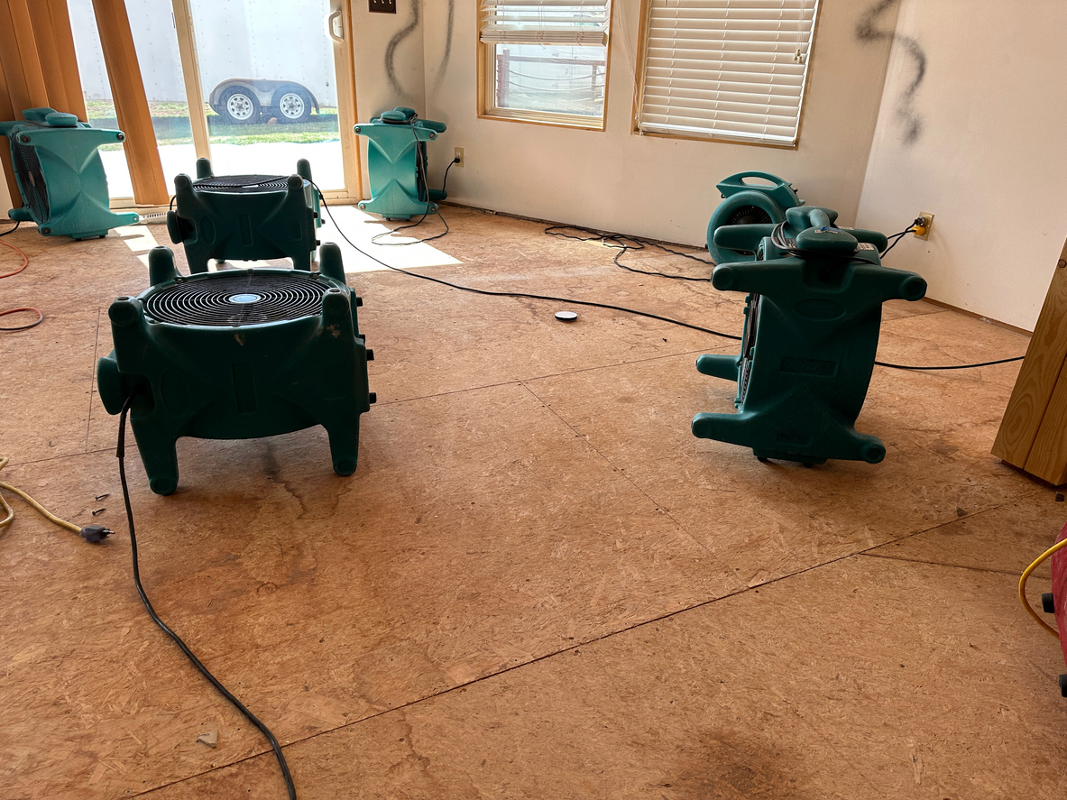 Water Damage Restoration work photo