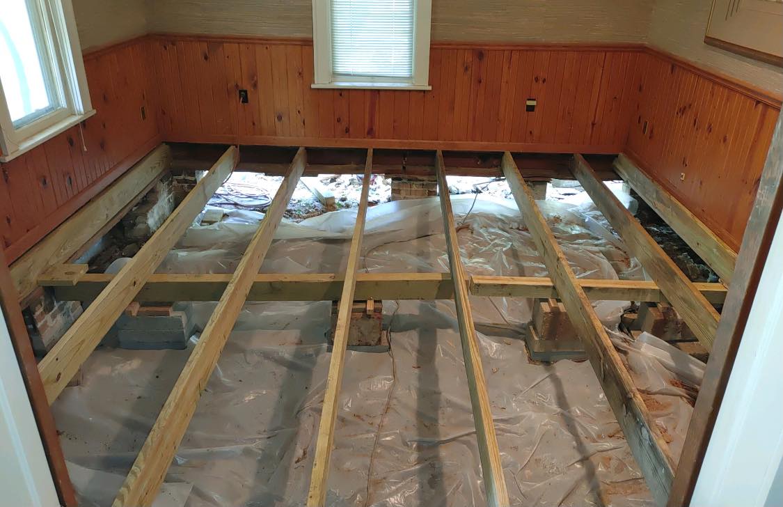Phillips Affordable House Leveling work photo