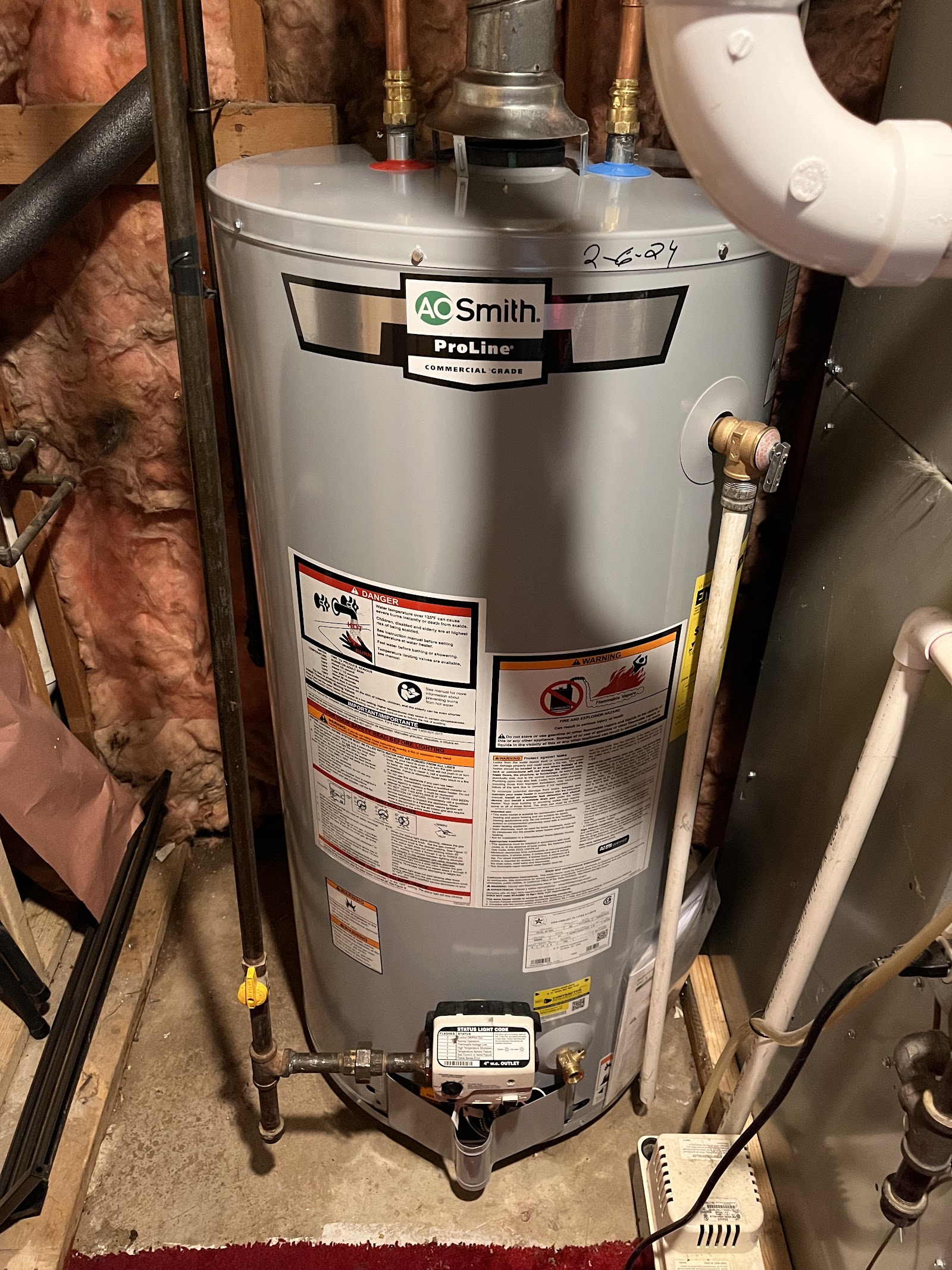 Main Line Plumbing work photo