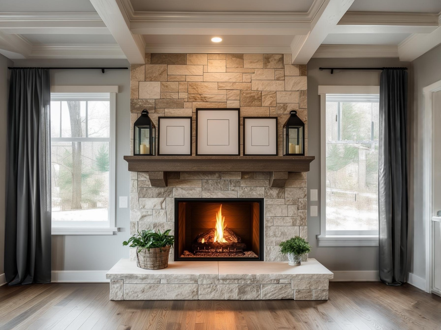 Artex Masonry and Fireplace Installation work photo
