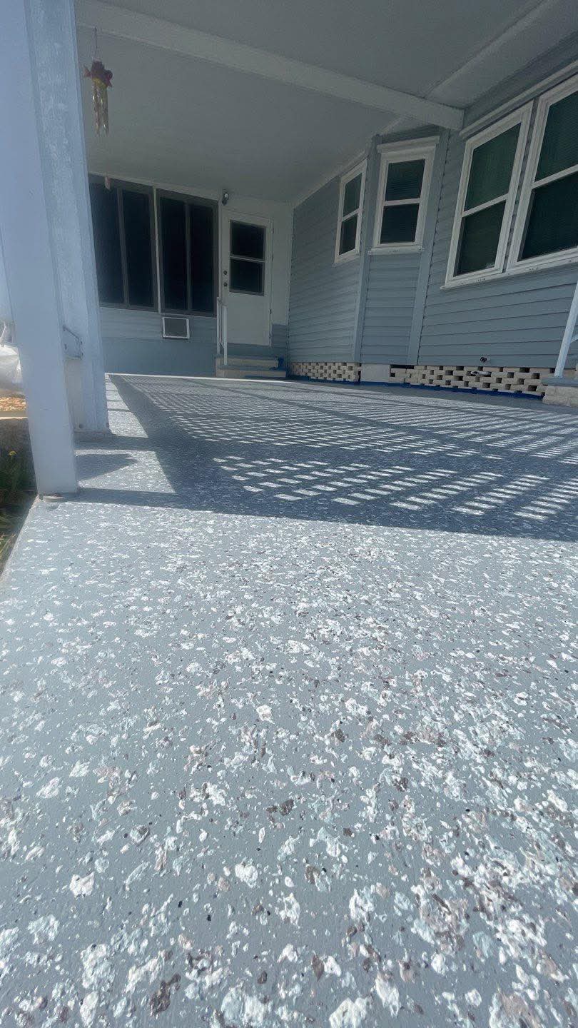 Wesley Chapel Epoxy Flooring, Concrete Coatings, Pool Deck Overlays cover photo
