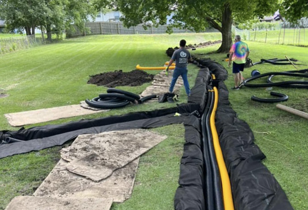 High Flow Drainage Solutions work photo