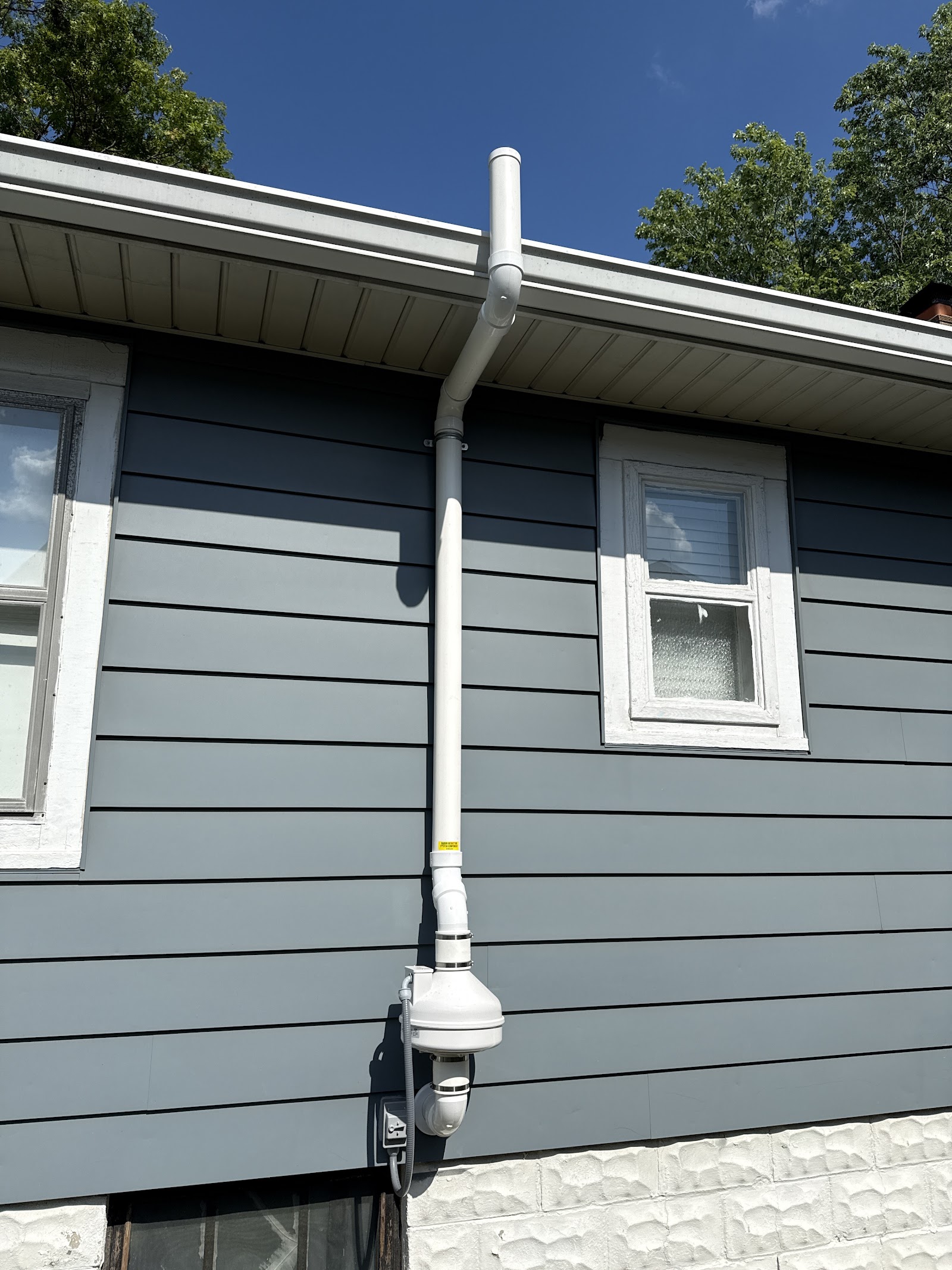 Anderson Radon and Vapor Services work photo