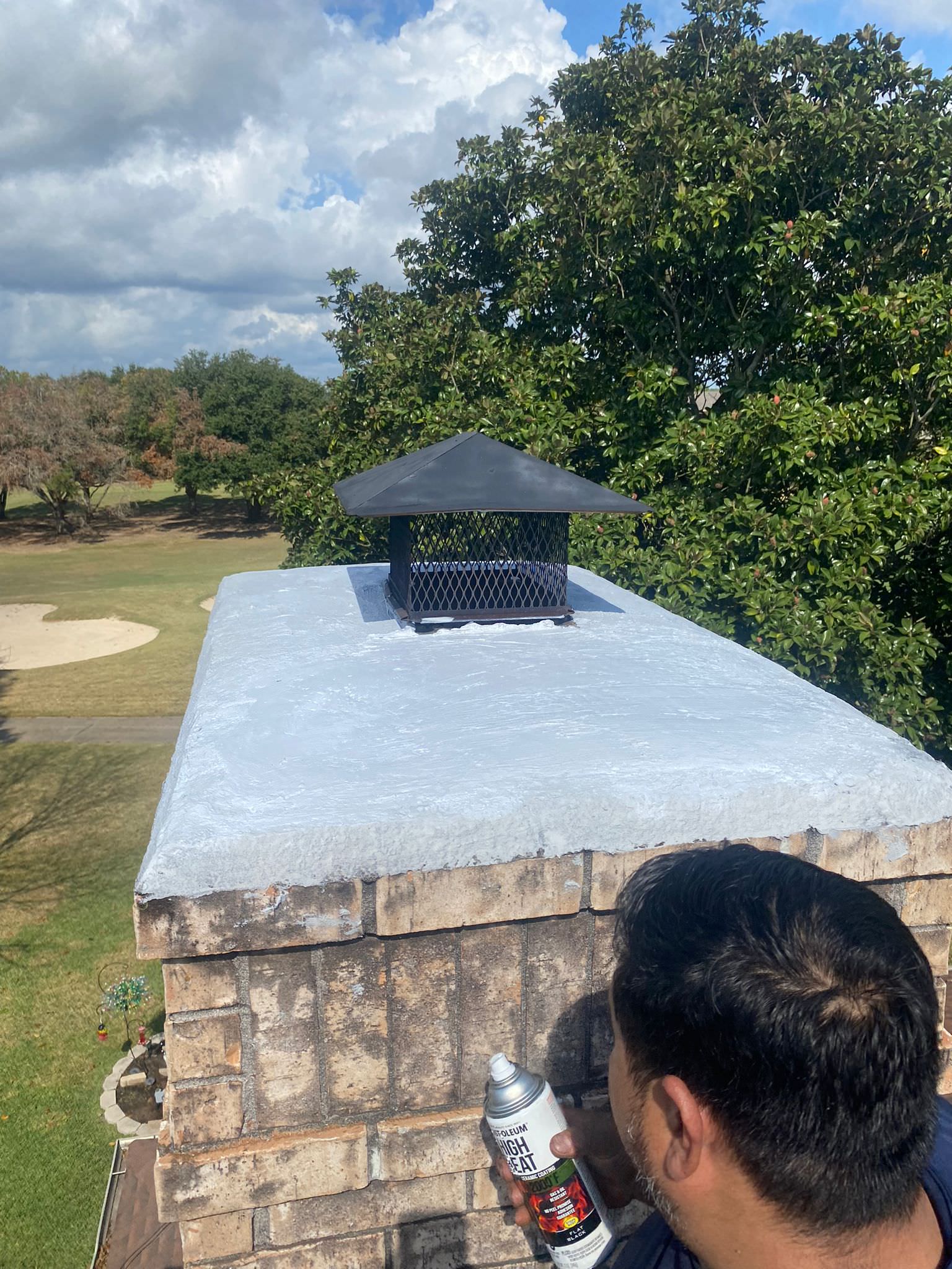 Anywhere Chimney Sweep Houston work photo