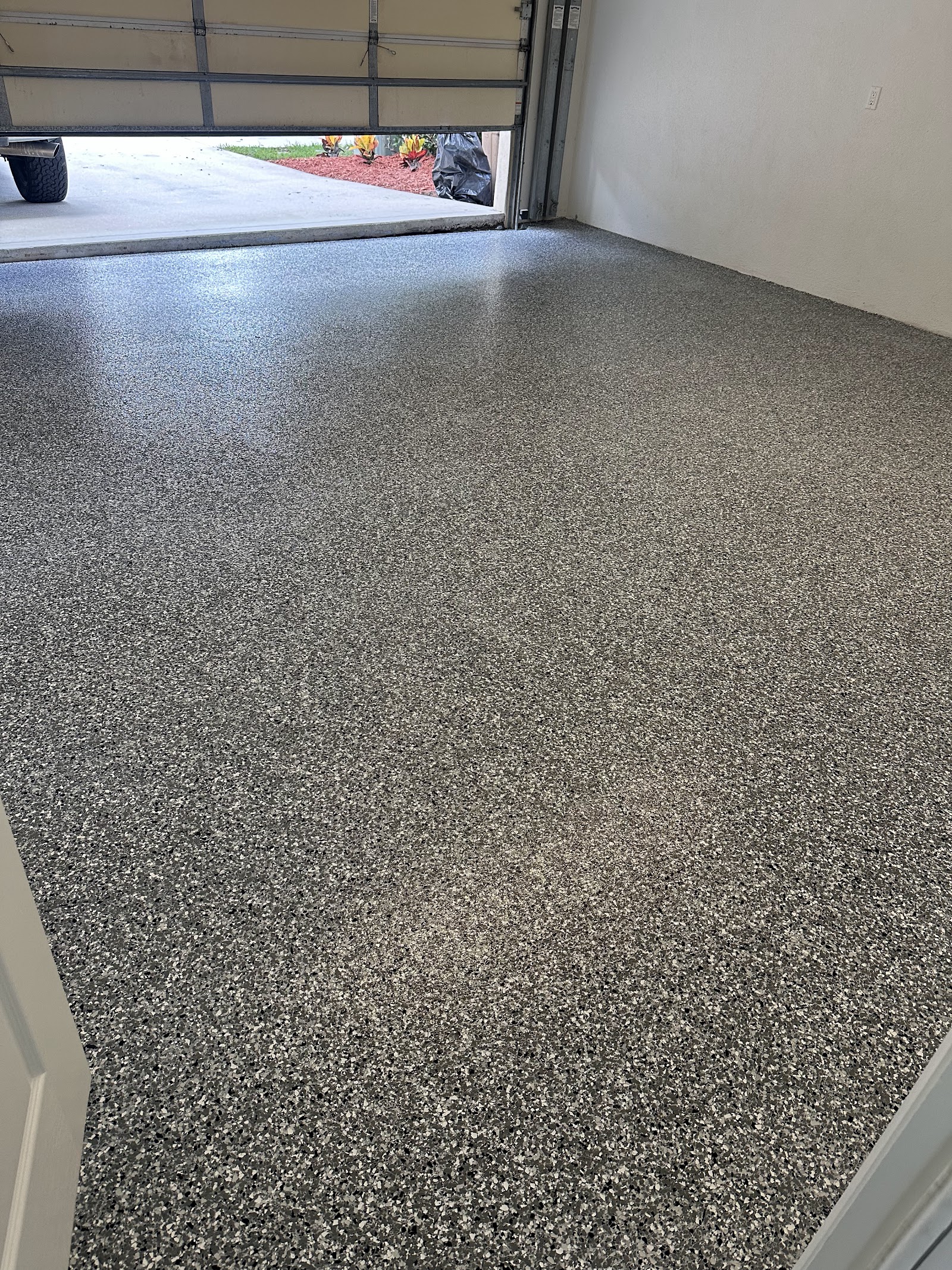 Dual Stone Epoxy Floor work photo