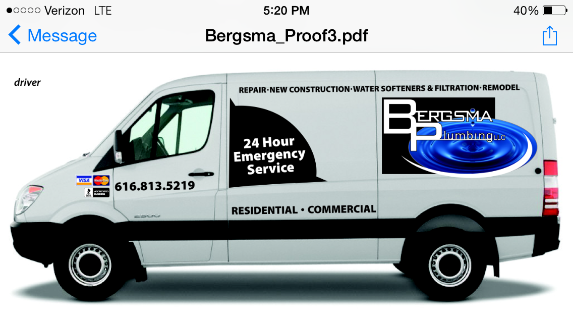 Bergsma Plumbing LLC work photo