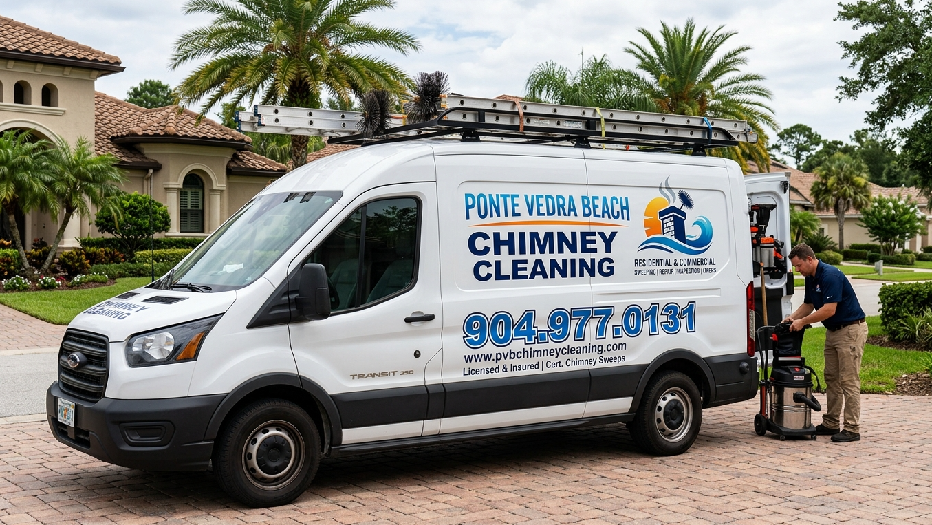 Ponte Vedra Beach Chimney Cleaning work photo