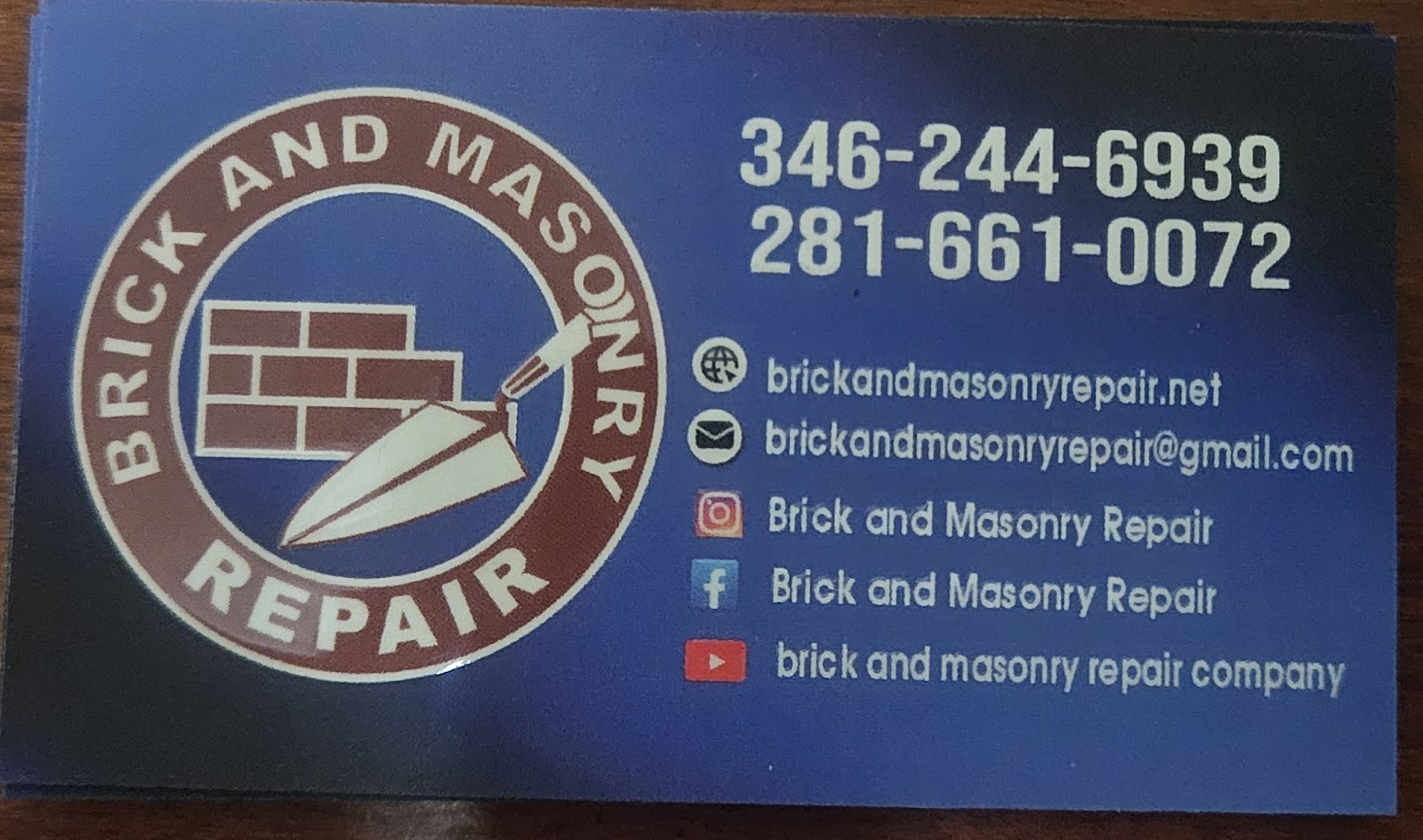 Brick and Masonry Repair work photo