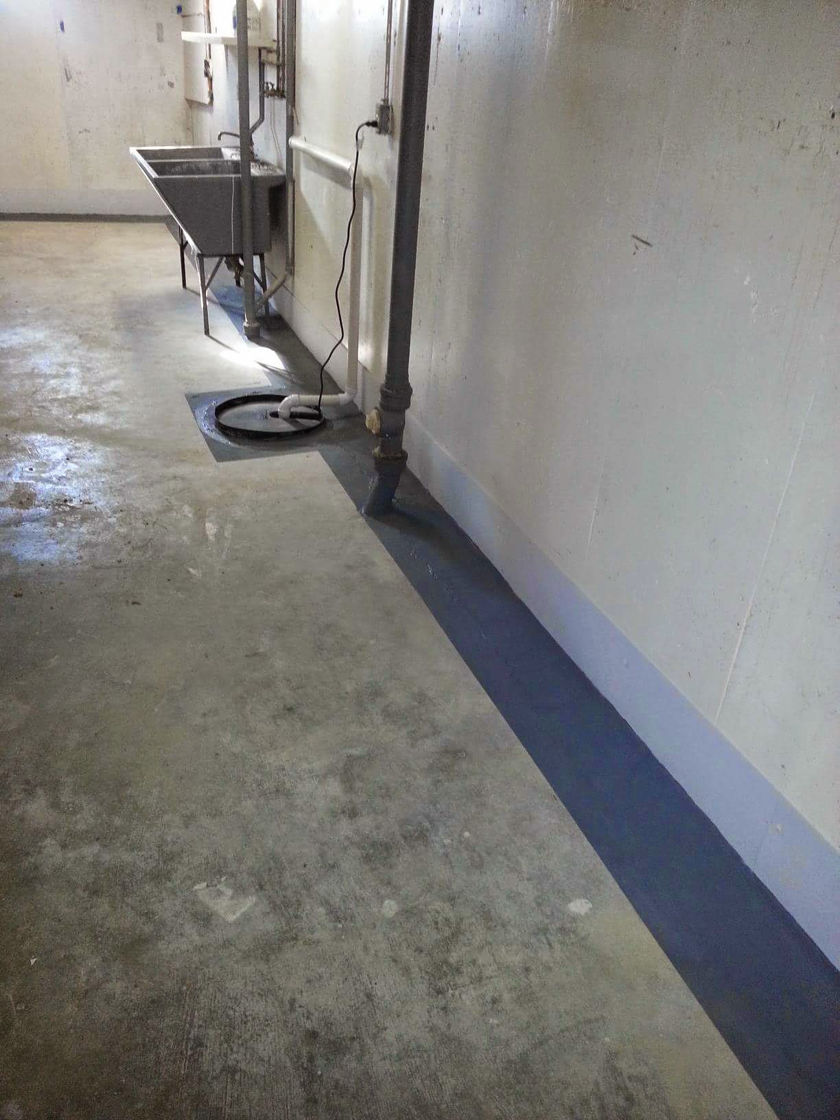 B Dry System Waterproofing Of Cincinnati work photo