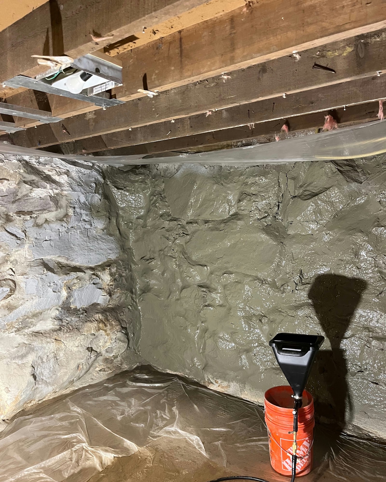 Foundation Crack Seal work photo